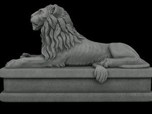 Lion statue 3D Модель