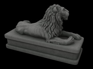 Lion statue 3D Модель