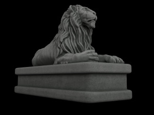 Lion statue 3D Модель