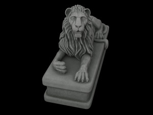 Lion statue 3D Модель