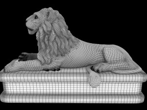 Lion statue 3D Модель