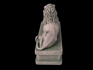 Lion statue Modelo 3D
