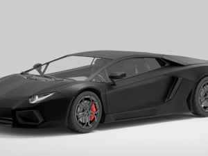 Lamborghini-Aventador Lp700-4 3D 模型