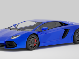 Lamborghini-Aventador Lp700-4 Modèle 3D