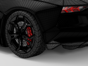 Lamborghini-Aventador Lp700-4 Modèle 3D