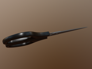 Simple Scissors 3D Model