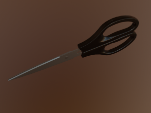 Simple Scissors 3D Model