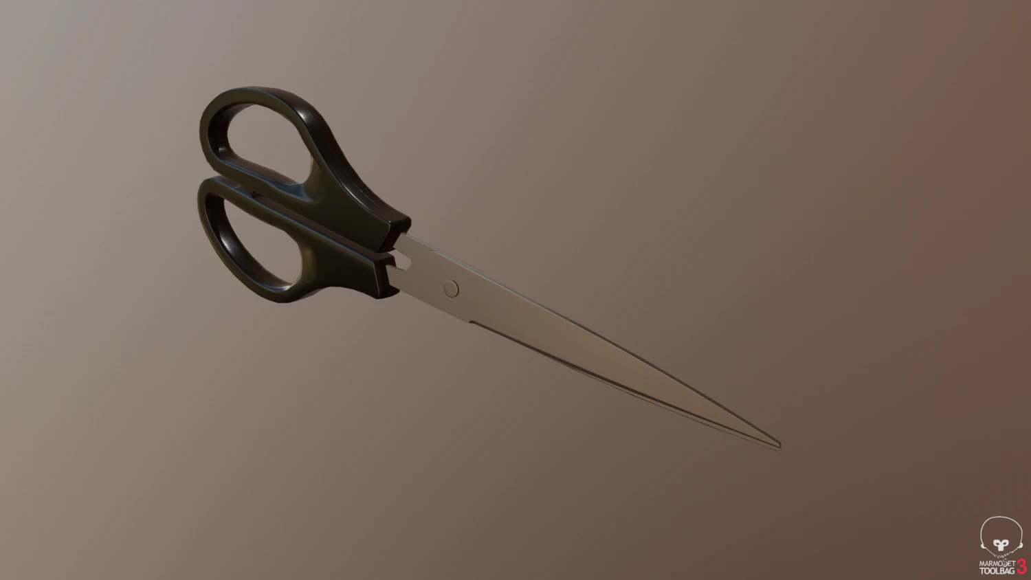 Simple Scissors 3D Model .c4d .max .obj .3ds .fbx .stl .blend 