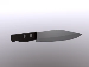 Small Kitchen Knife 3D Model
