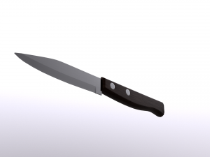 Small Kitchen Knife 3Dモデル