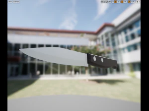 Small Kitchen Knife 3D Model