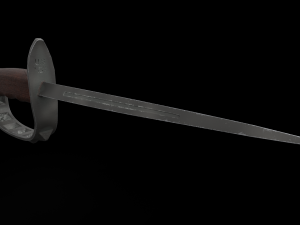 US 1917 Trench Knife Modello 3D