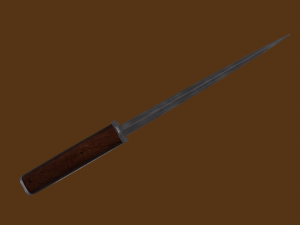 US 1917 Trench Knife Modello 3D