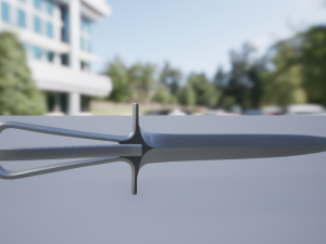 French Nail Trench Knife 3D Model