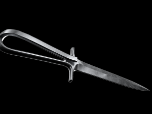 French Nail Trench Knife 3D Model