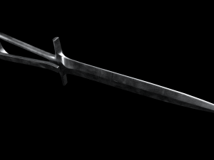 French Nail Trench Knife 3D Model