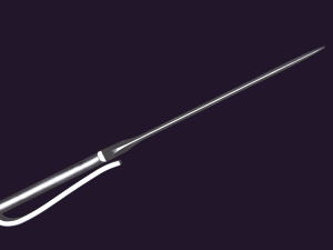 French Nail Trench Knife 3D Model