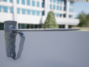 British WWI Robbins of Dudley Push Dagger 3D Модель