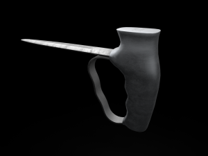 British WWI Robbins of Dudley Push Dagger 3D Модель