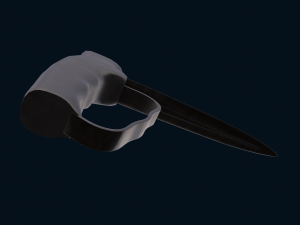 British WWI Robbins of Dudley Push Dagger 3D Модель