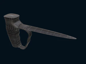 British WWI Robbins of Dudley Push Dagger 3D Model