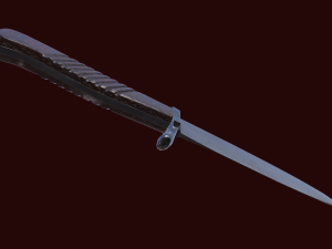 German WWI Trench Knife 3D Model