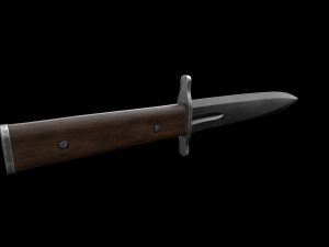 Italian WWI Arditi Dagger 3D-Modell
