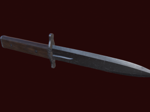 Italian WWI Arditi Dagger 3D-Modell