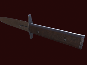 Italian WWI Arditi Dagger 3D-Modell