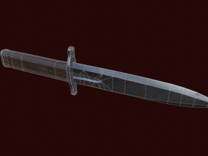 Italian WWI Arditi Dagger 3D-Modell