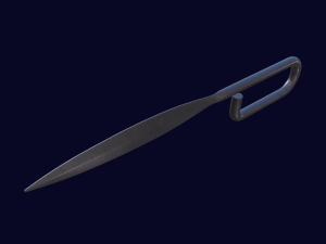 French Nail Trench Knife Original Version 3D Model