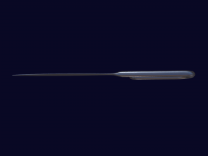 French Nail Trench Knife Original Version 3D Model