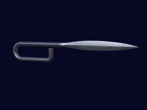 French Nail Trench Knife Original Version 3D Model
