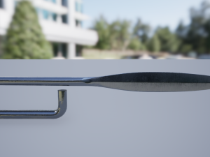 French Nail Trench Knife Original Version 3D Model