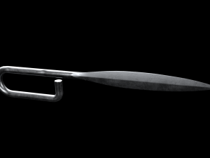 French Nail Trench Knife Original Version 3D Model