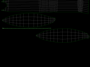 French Nail Trench Knife Original Version 3D Model