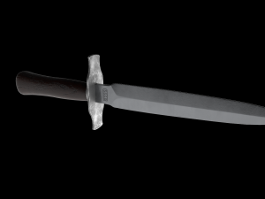 French WWI Model 1916 Trench Dagger 3D Model