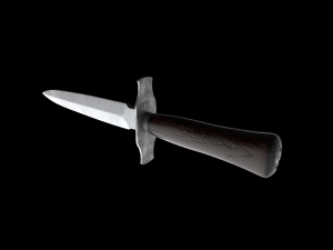 French WWI Model 1916 Trench Dagger 3D Model