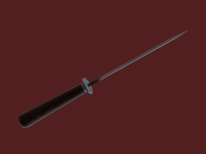 French WWI Model 1916 Trench Dagger 3D Model