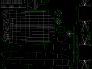 French WWI Model 1916 Trench Dagger 3D Model