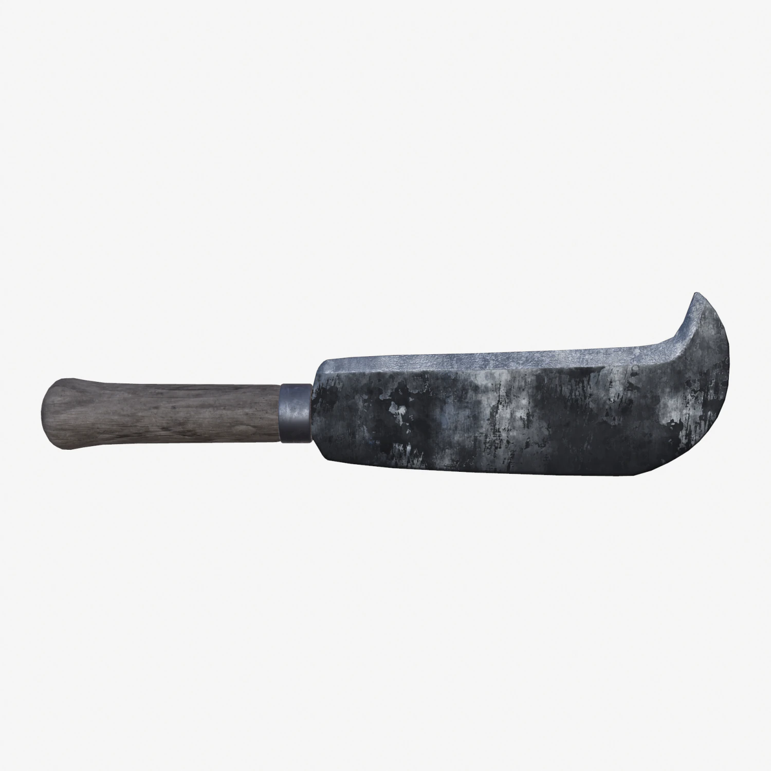 WWI Military Billhook 3D Model .c4d .max .obj .3ds .fbx .stl .blend 