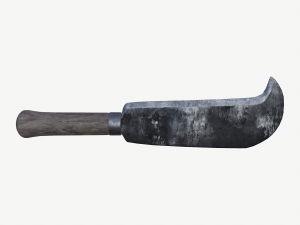WWI Military Billhook 3D Model