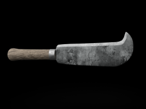 WWI Military Billhook 3D 모델