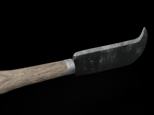 WWI Military Billhook 3D 모델