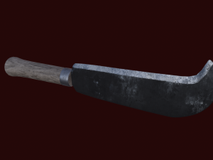 WWI Military Billhook 3D 모델