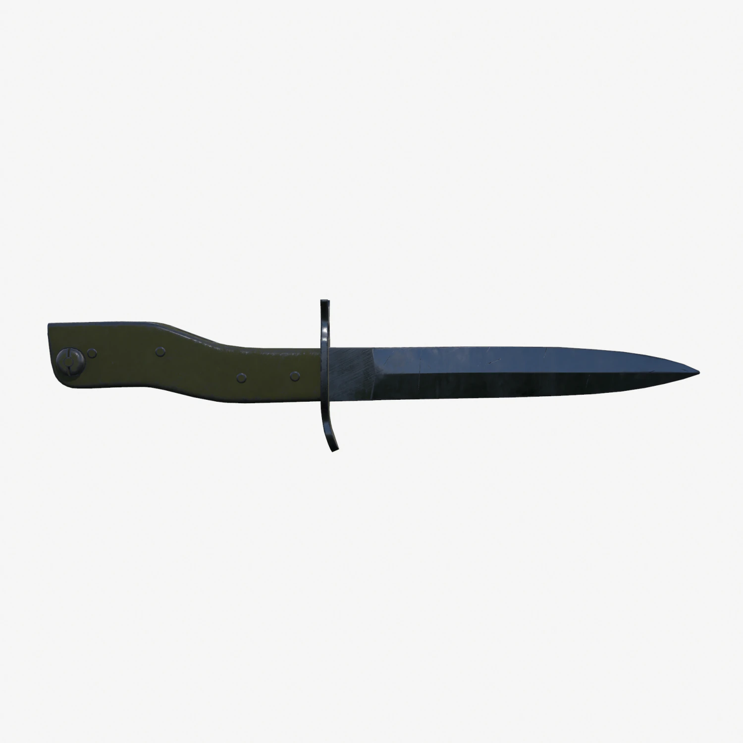 German WWI Combination Trench Dagger-Bayonet 3D Model .c4d .max .obj .3ds .fbx .stl .blend 