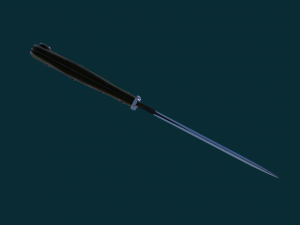 German WWI Combination Trench Dagger-Bayonet 3D Модель