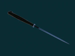 German WWI Combination Trench Dagger-Bayonet 3D Model