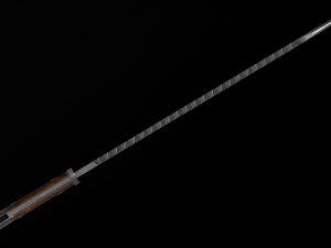 German WWI M1898-05 Butcher Sawback Bayonet 3D Model