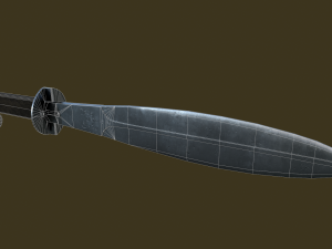 Welsh Knife 1916 Modello 3D